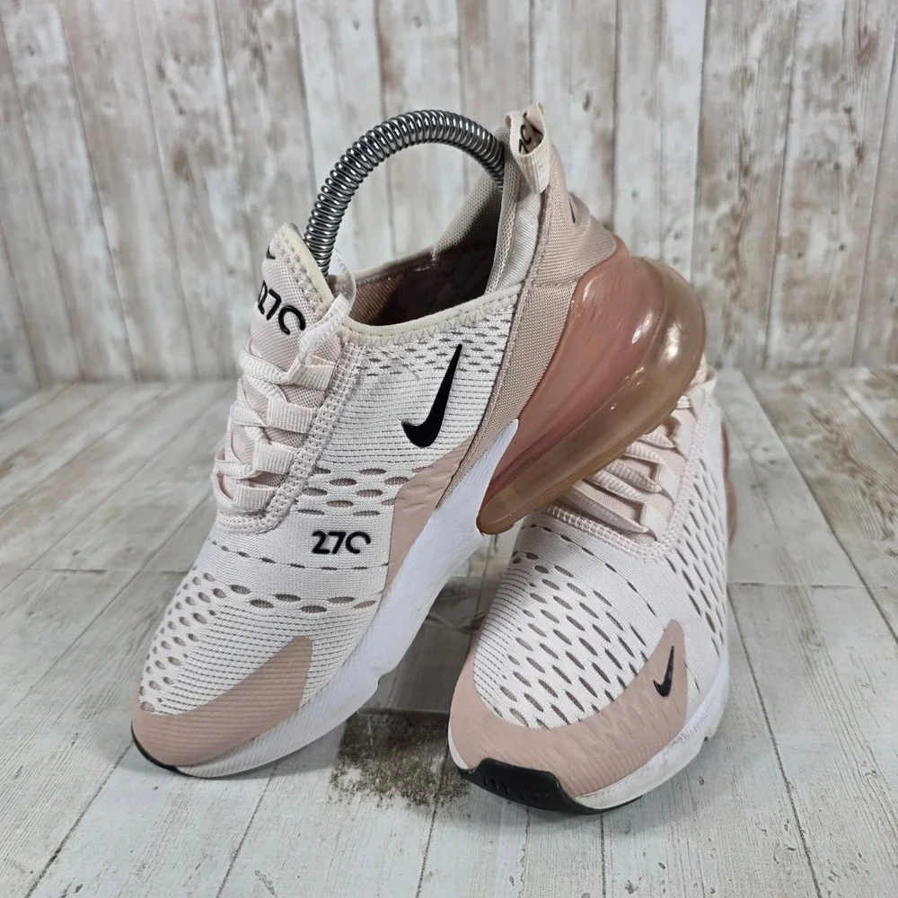 Nike Air Max 270 Pink White Women Sneakers AH6789-604 Size 6‎